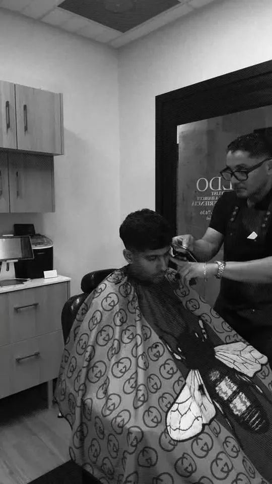 Close fade blended through the back of the head